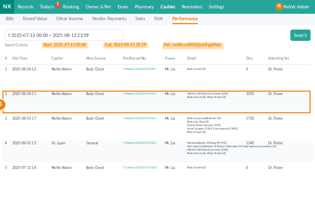 performance allocation screenshot 7 of 7