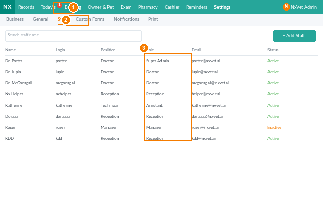 staff management screenshot 3 of 7